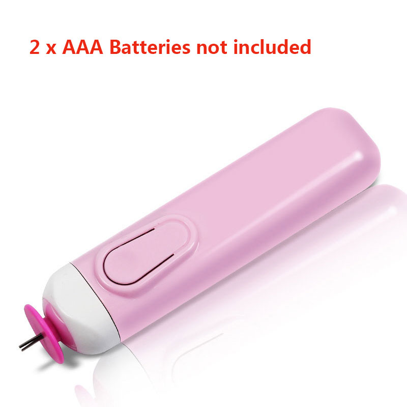 2 in 1 Quilling Slotted Tool Paper Rolling Electric Pen for General Quilling Paper Strips and Wider Paper Strips