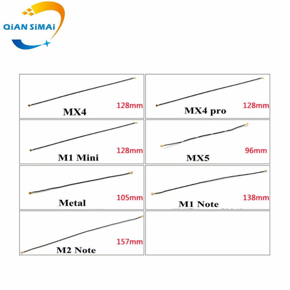 1PCS Genuine Antena Signal Flex Cable Repair para Meizu MX3 MX4 MX4Pro MX5 MX5pro MX6 Pro6 M1 M2 M5 nota M1M2 M3 M3S Metal mini