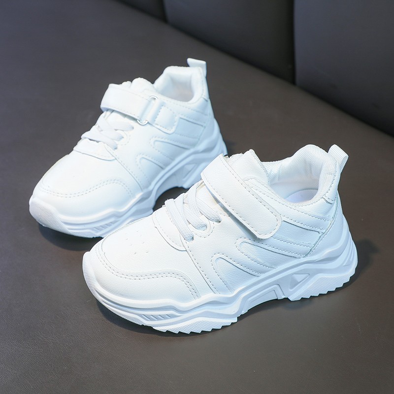 Herfst Kids Wit Sneakers Leisure Platform Licht Zacht Jongens Meisjes Sport Schoenen Maat 26-37 All-Match kinderen Trainers