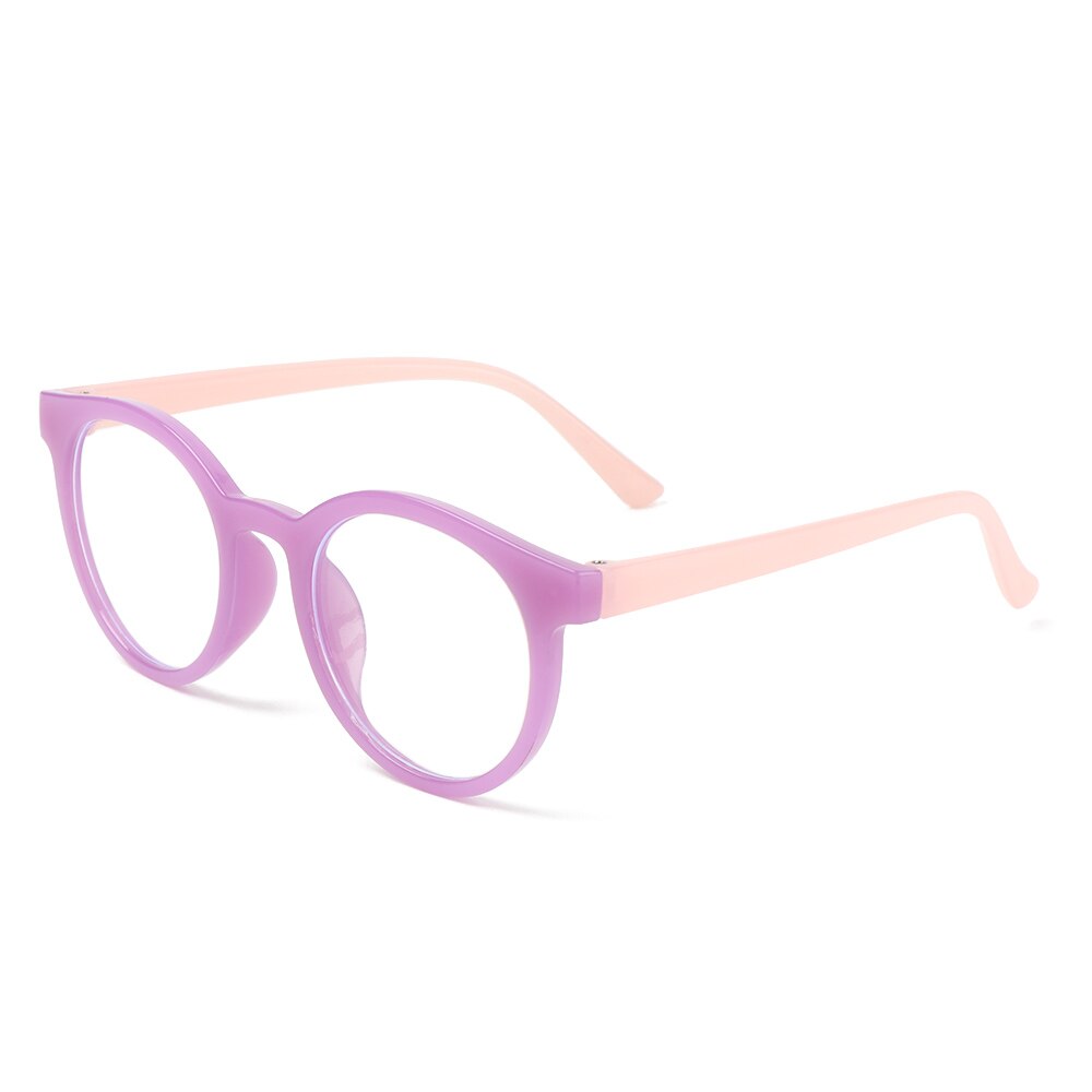 Kids Boys Girls Anti-blue Light Glasses Round Ultra Light Frame Game Glasses Computer Protection Anti-fatigue Eyeglasses: 07