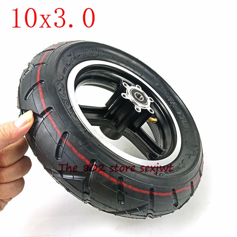 10 inch air wiel 10x3.0 band binnenband &amp; legering schijfrem velg voor Elektrische Scooter balanceren Hoverboard 10*3.0 band
