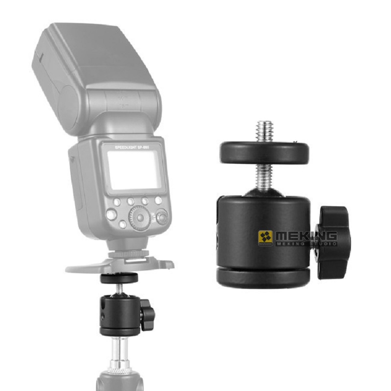 Meking Photo Studio Mini Ball Head Voor Camera/Stand Statief Balhoofd Met 1/4 "Adapter