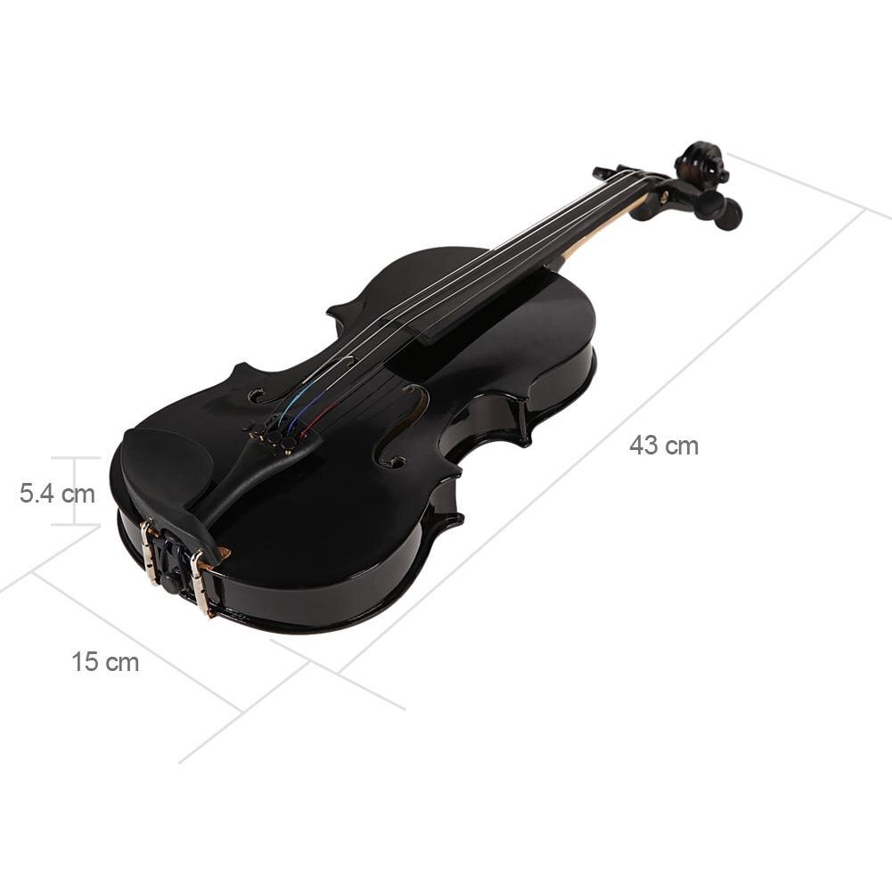 Durable Strings Instruments Kits Aluminum Alloy Wire Drawing Board Maple Code 1/8 Splint Acoustic Fiddle for Student Beginner