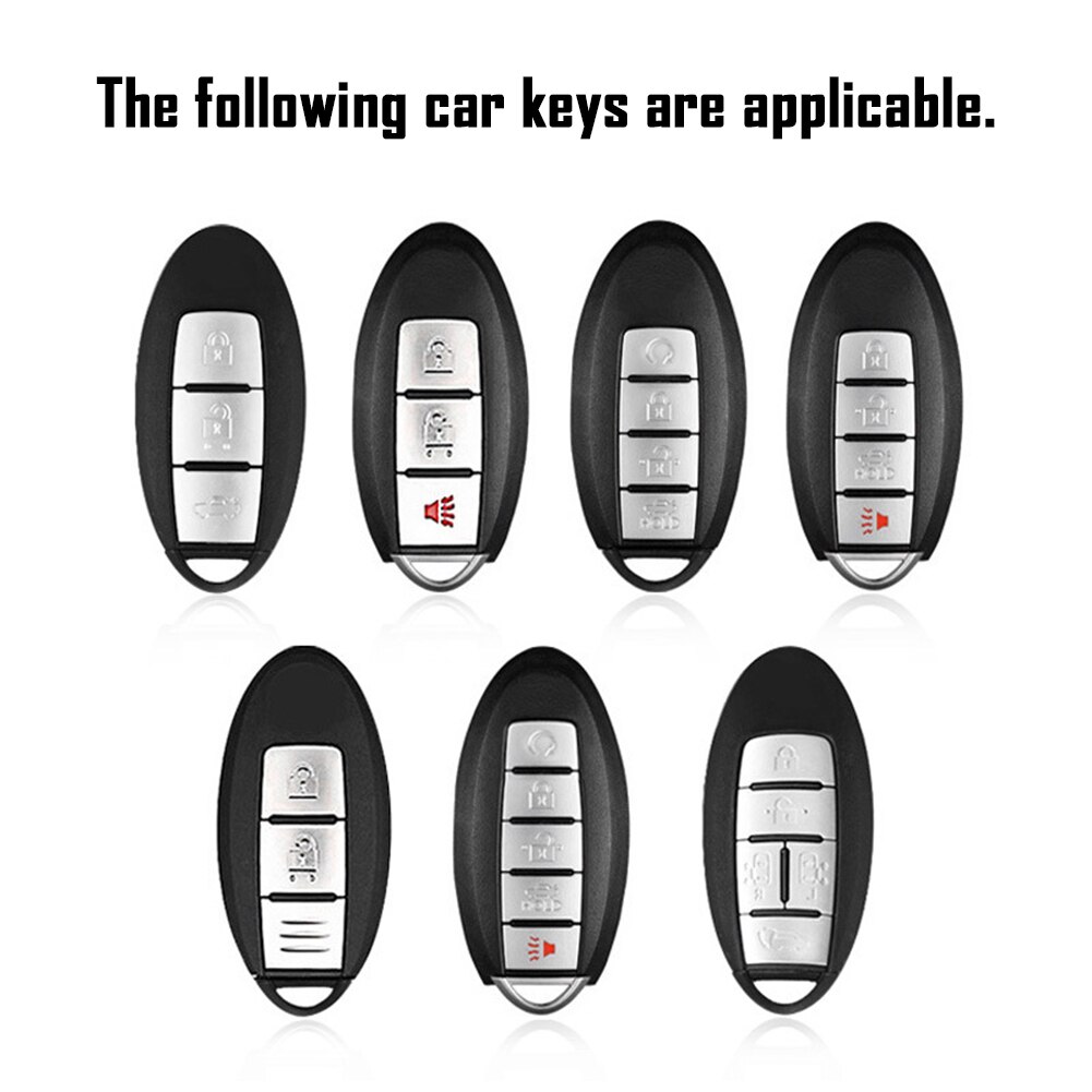 Car Key Shell Case Carbon Fiber Style Auto Key Shell Cover Key Fob Ca... – Grandado