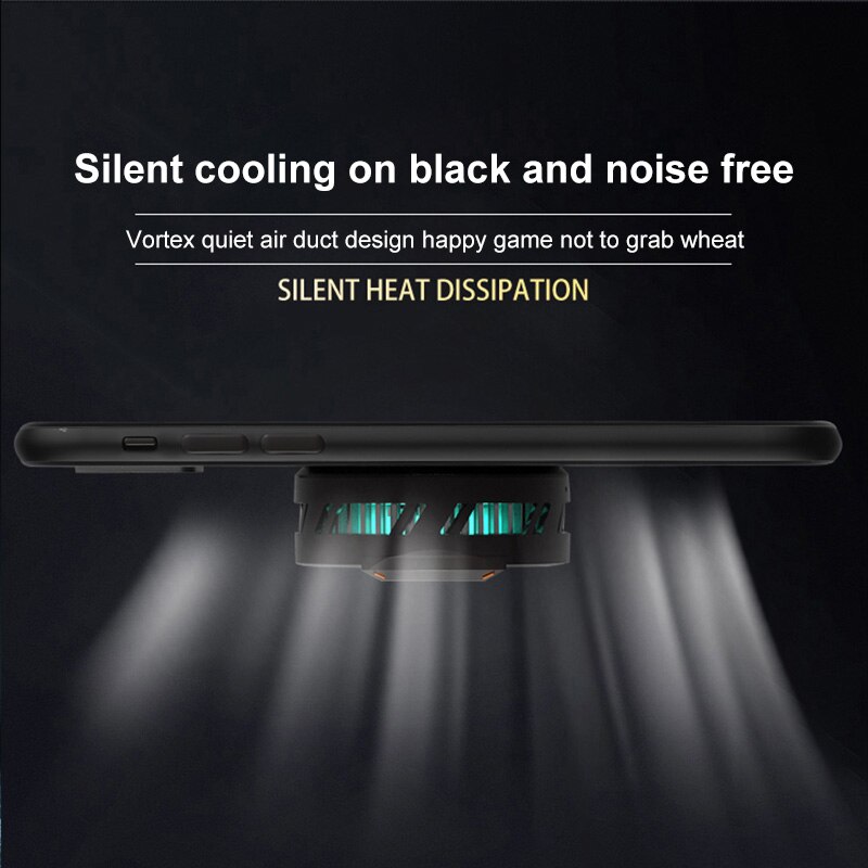 X6 Universele Magnetische Halfgeleider Mobiele Telefoon Cooler Draagbare Usb Koelventilator Radiator Voor Iphone Android Telefoon/Tablet