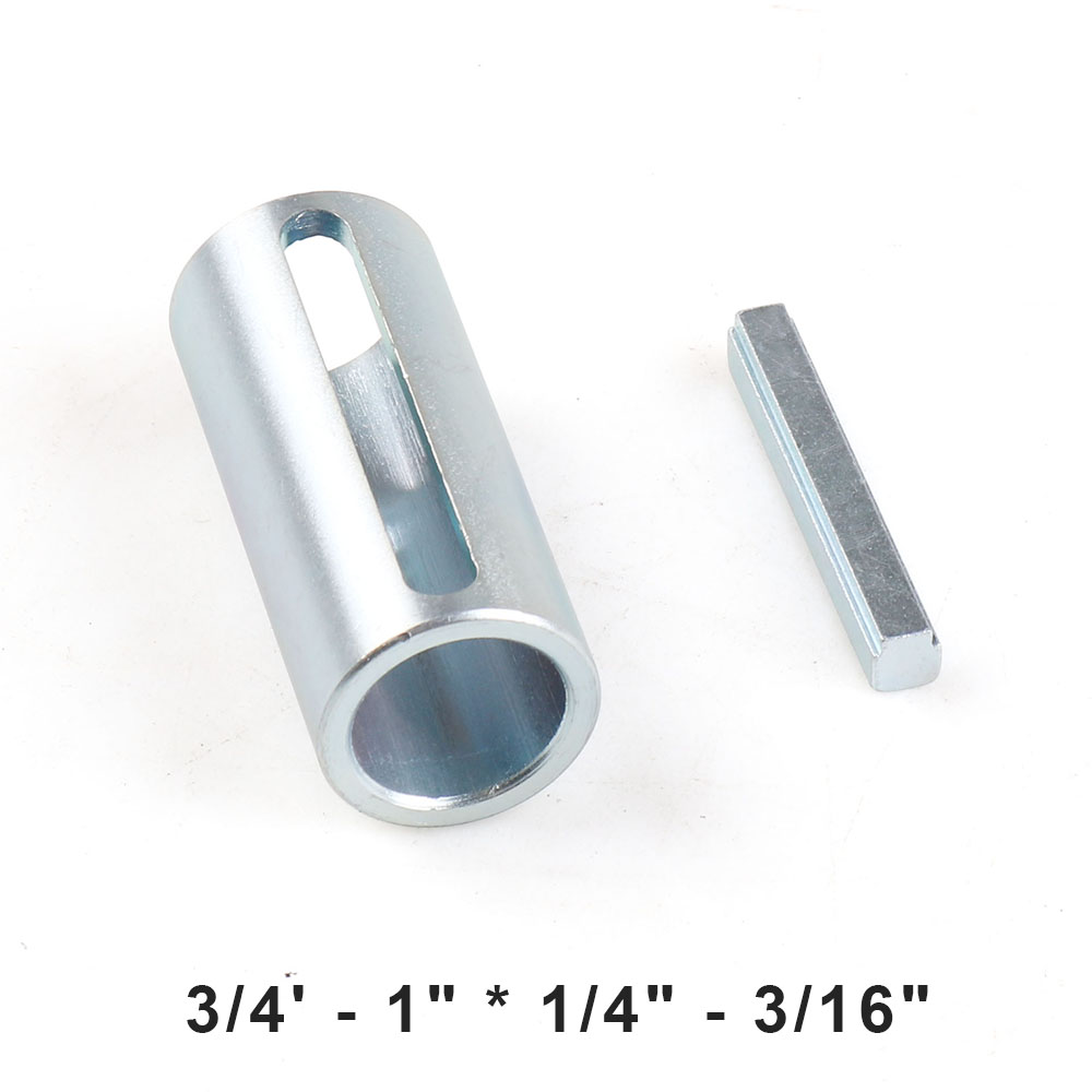 Adaptateur de manchon d'arbre de vilebrequin Predator, poulie de moteur à essence de 3/4 "à 1" avec clé de pas