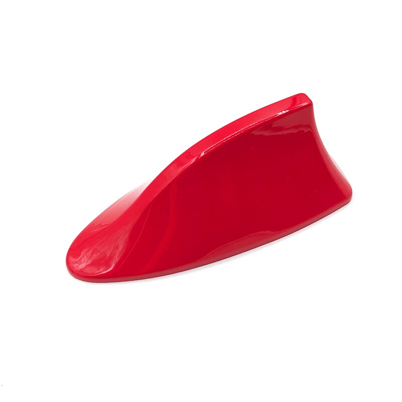 Car Style Shark Fin Antenna Auto Radio Signal Aerials Roof Antennas: Red