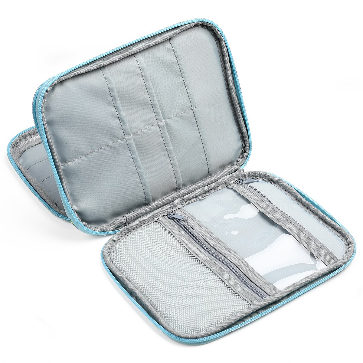 Knitting Needles Bag Knitting Storage Bag Crochet Hook Case Knitting Needle Bag Sewing Organizer Bag: Light Green