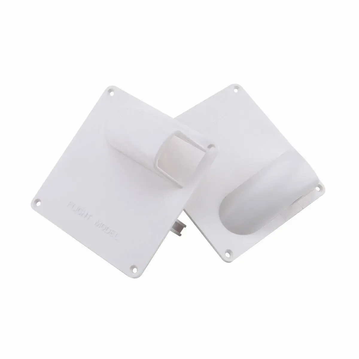 1 Paar Plastic RC Servo Afdekplaat Cover Board Wit Voor Vaste Vleugel Vliegtuig Servo Beschermende Plaat Accessoire