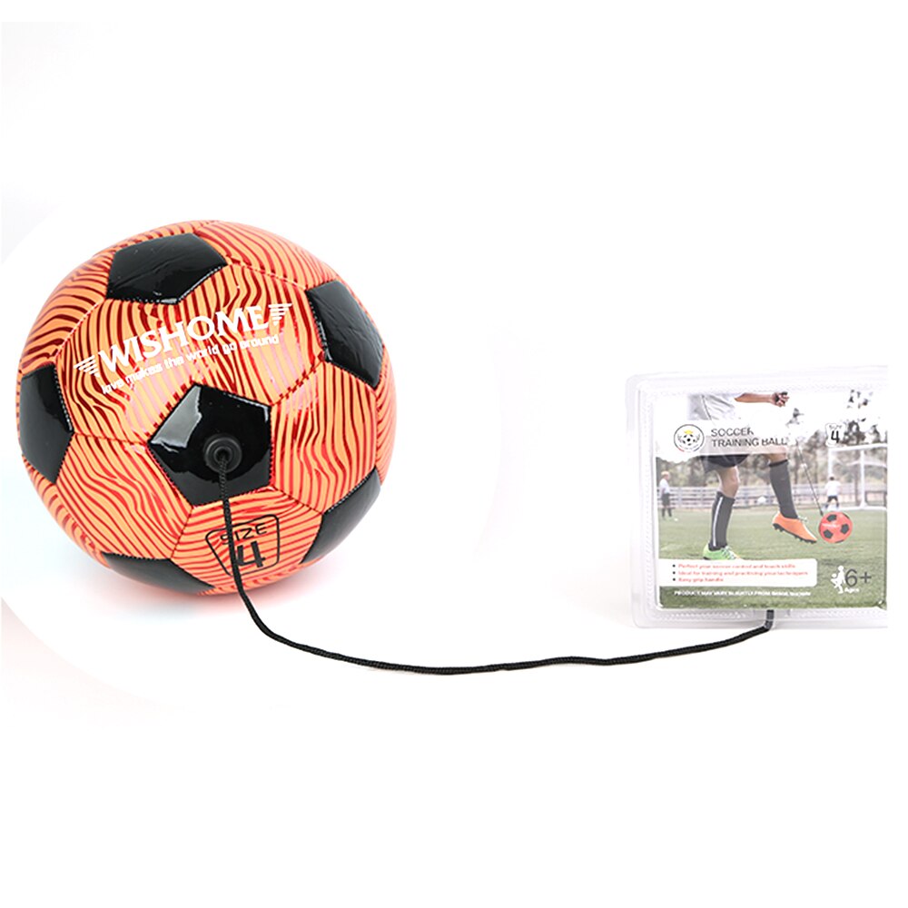 WISHOME Children Training Football Soccer Solo Trainer Kick Practice Training Futbol with Belt for Dribbling Sport Equipment