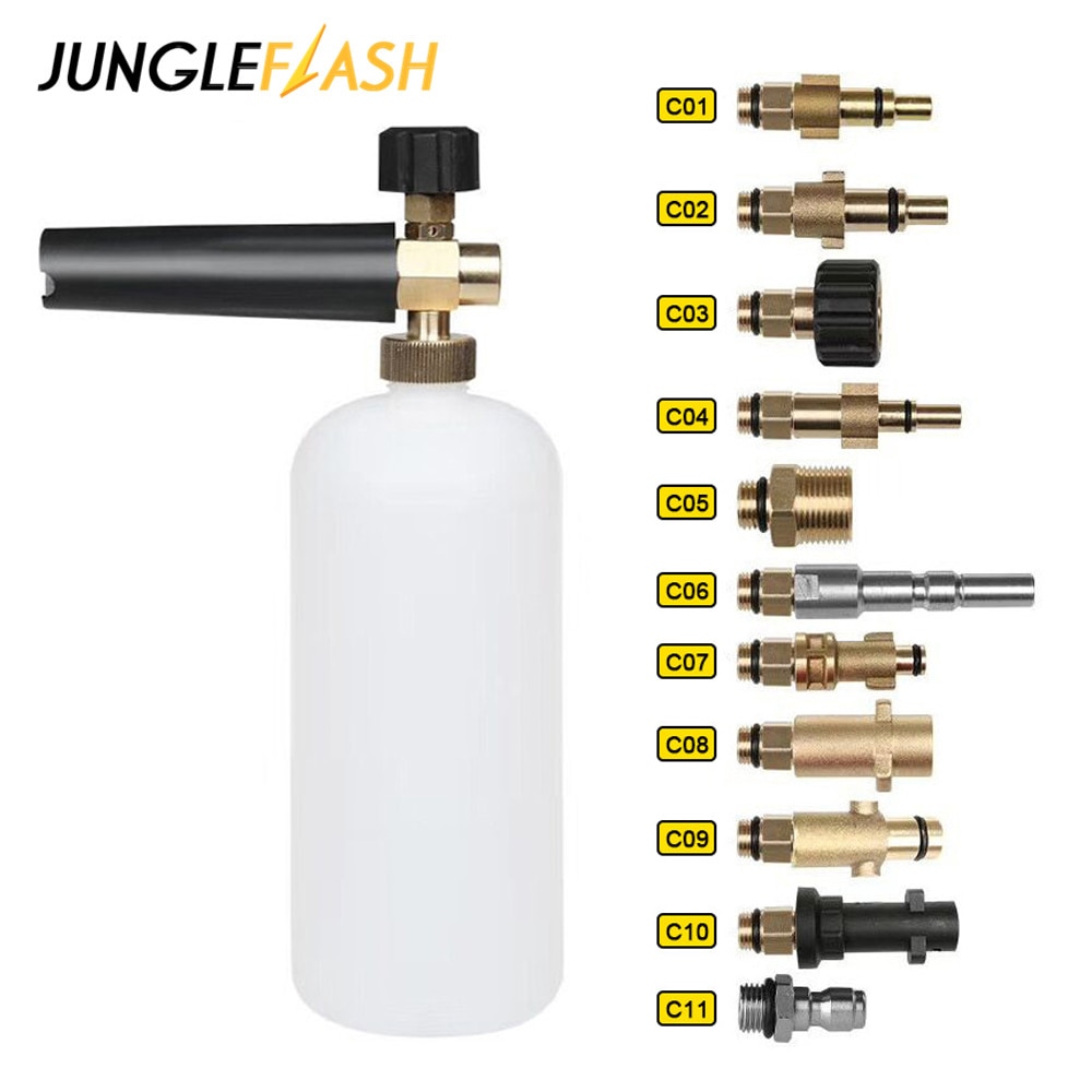 High Pressure Washer Snow Foam Lance Foam Cannon For Karcher Daewoo Hammer Huter Makita Bosch Parkside Lavor Stihl Car Wash