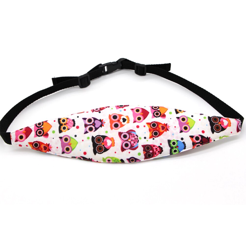 Cinturón de soporte de cabeza de coche para niños, banda para la cabeza, posicionador de reposacabezas, accesorio Interior, protección para dormir: Rojo