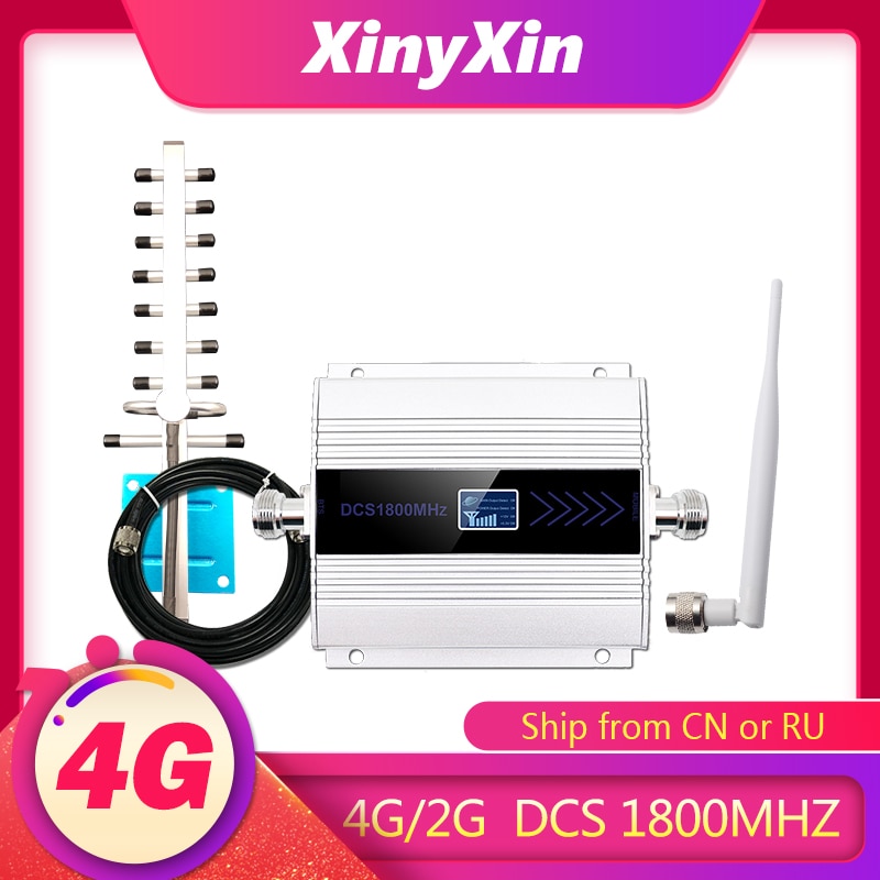 1800 GSM Repeater 4G Cellular Signal Amplifier LTE 4G Cellular Amplifier GSM Mobile Signal Booster Repeater gsm 2g 3g 4g Antenna