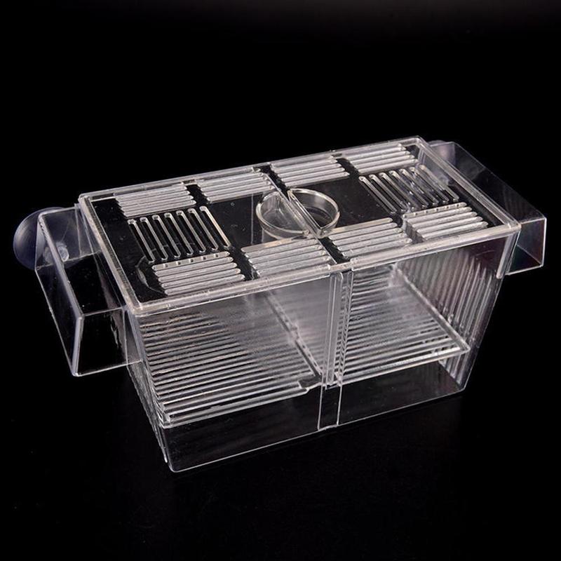 Acrylic Aquarium Incubator Aquarium Fish Breeding Box Pet Fish Tank Guppy Breeder Rearing Hatchery Splits Fish Tank