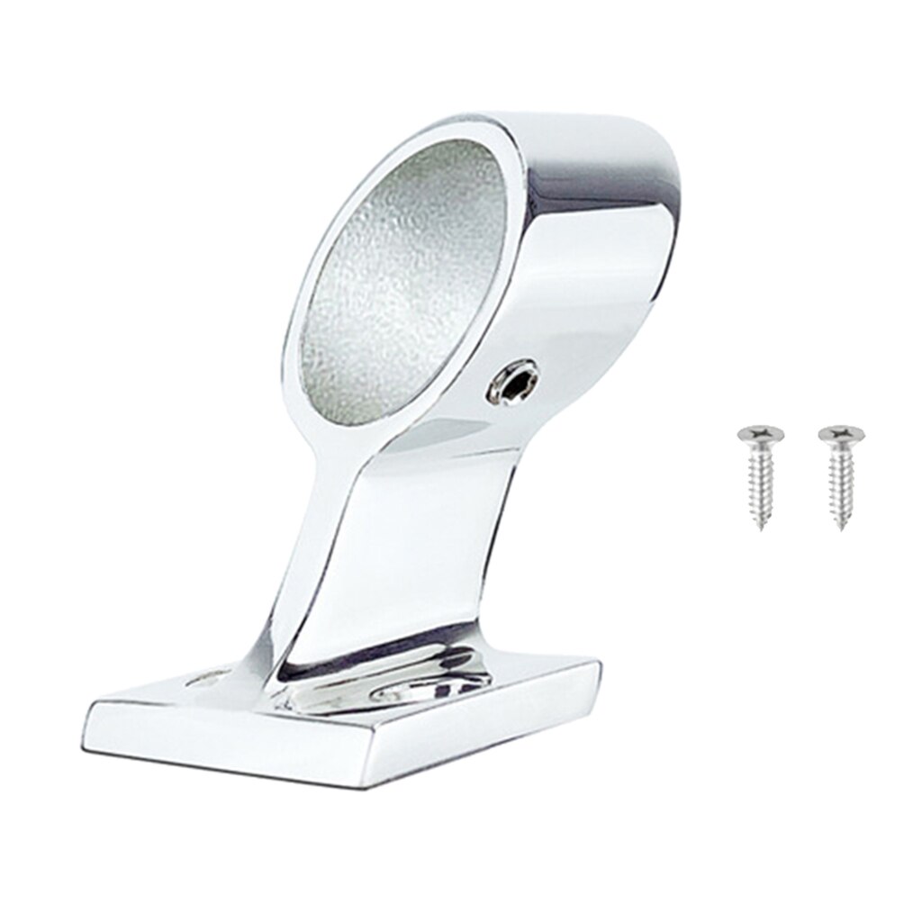 Durable 316 Stainless Steel Marine Boat Handrail Fitting Left End Stanchion 22mm