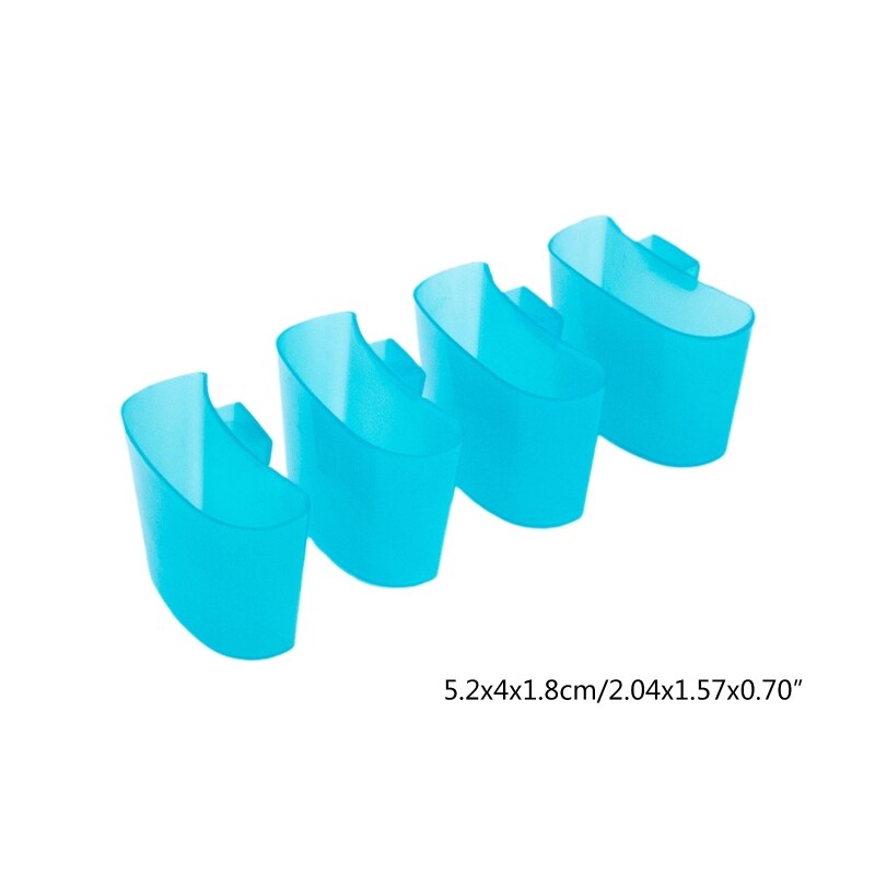 4x Simple Hanging Tea Bag Holder Portable Snack Cup Markers Biscuit Stand