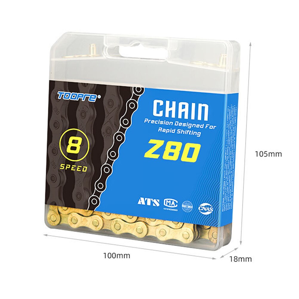 /8/9/10/11 cadena para bicicleta de velocidades de velocidad Variable de 116 enlaces de bicicleta MTB Anti-oxidación cadenas Chapado En Oro accesorios de bicicleta de ciclismo