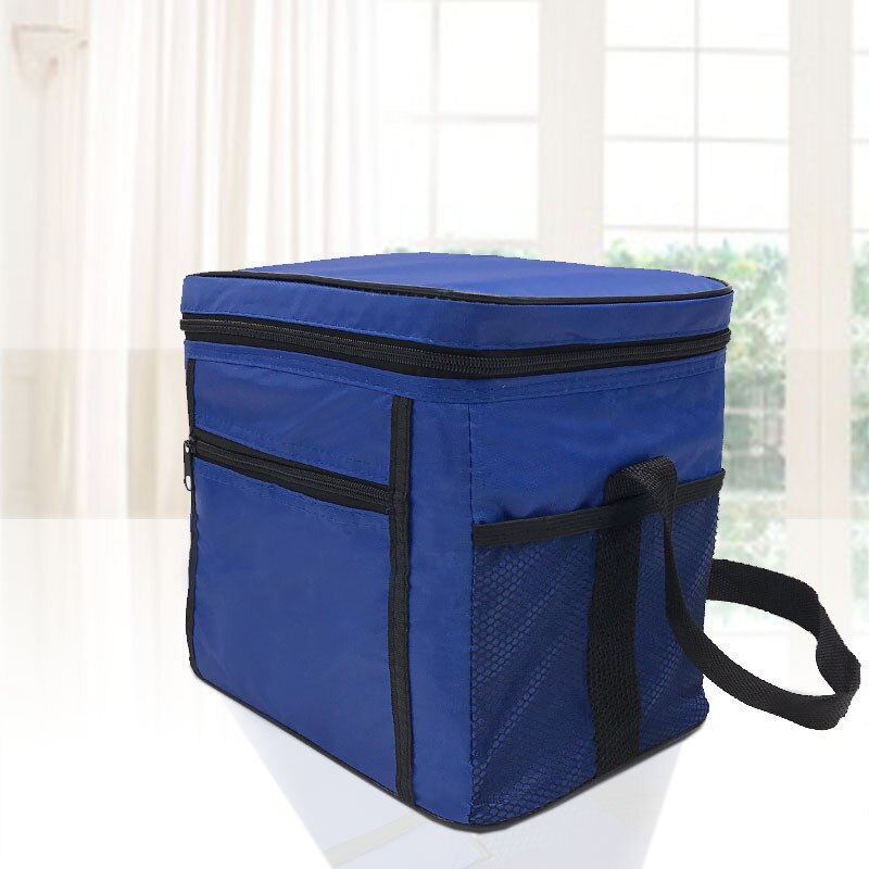 Large Folding Fresh Keeping Oxford Cooler Bag Waterproof Lunch Bag Steak Insulation Thermal Bag Ice Pack For package