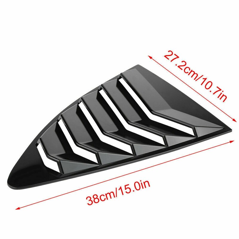 Cubierta de parasol para ventana de cuarto trasero de ABS para coche, para Toyota 86 Scion FRS Subaru
