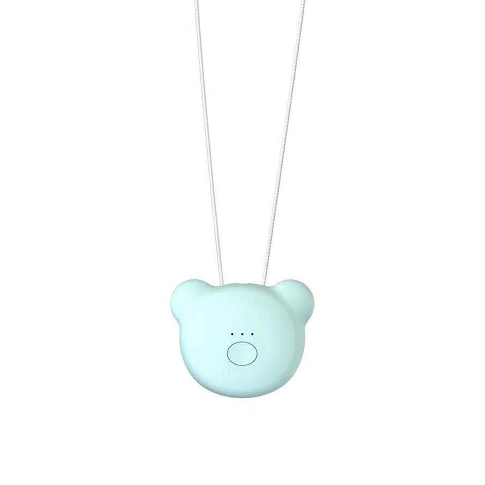 Necklace Air Purifier Portable USB Electric Air Freshener No Radiation Low Noise Negative Ionizer For Kid Adult Personal: Blue