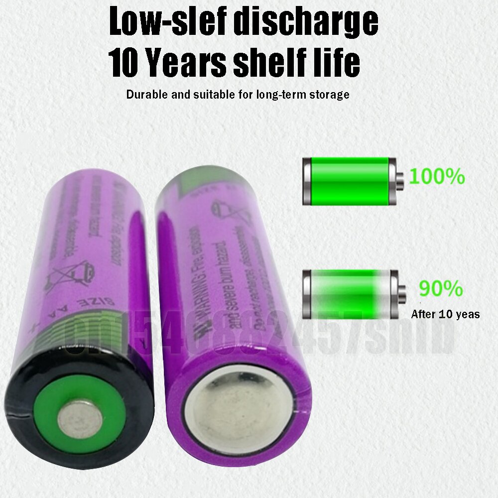 2pcs Original For TADIRAN TL-5903 ER14500 LS14500 AA 3.6V Lithium Battery For PLC EquipmeFacility ER 14500 Dry Primary Battery