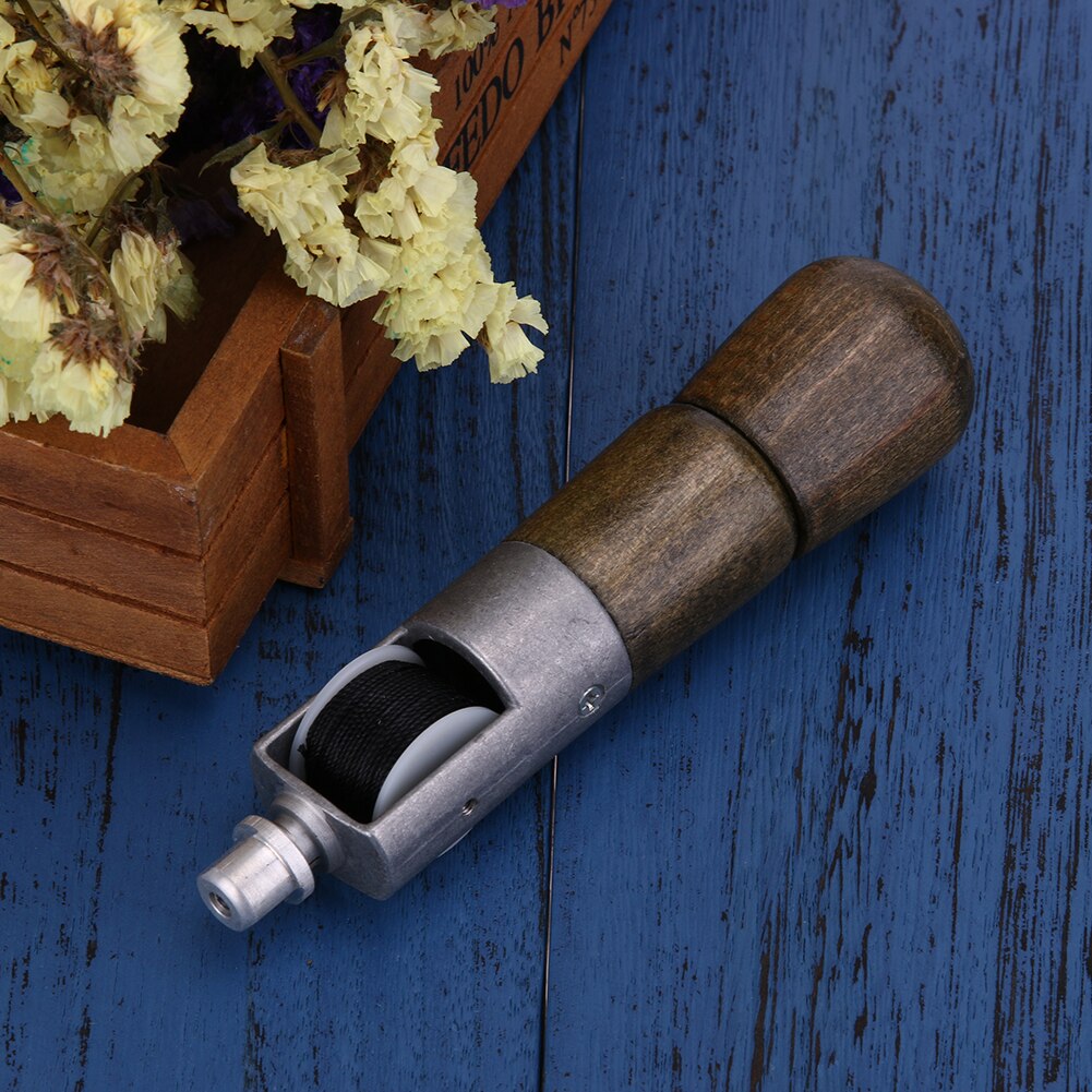 1 Set Leathercraft Lock Stich Nähen Ahle Gewinde Kit Nadeln Nähte Leder Stoff DIY Handwerk Reparatur Werkzeug Haushalt Liefert