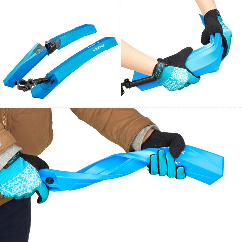 None Portable Bicycle Fenders Cycling Mountain Bike Mud Guards Mudguard Set 4Colors guardabarros bicicleta mtb