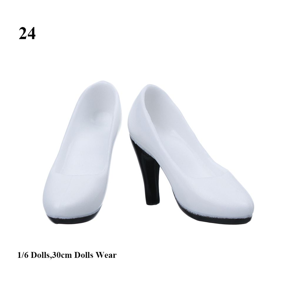 Botas de rodillas largas para mujer, botas de muñeca Hero 1/3, 33 estilos, longitud del pie, 2cm, zapatos de muñeca 1/6: Gris