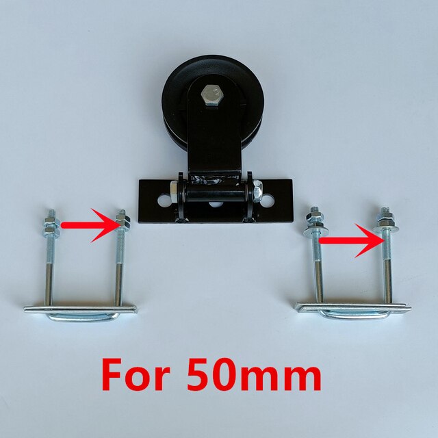 Fitness Rotating Silent Pulley Roof Wall Ground DIY Fixed Pulley Fitness Equipment Accessories Low Rowing Wheel Swing: plastic pulley 2