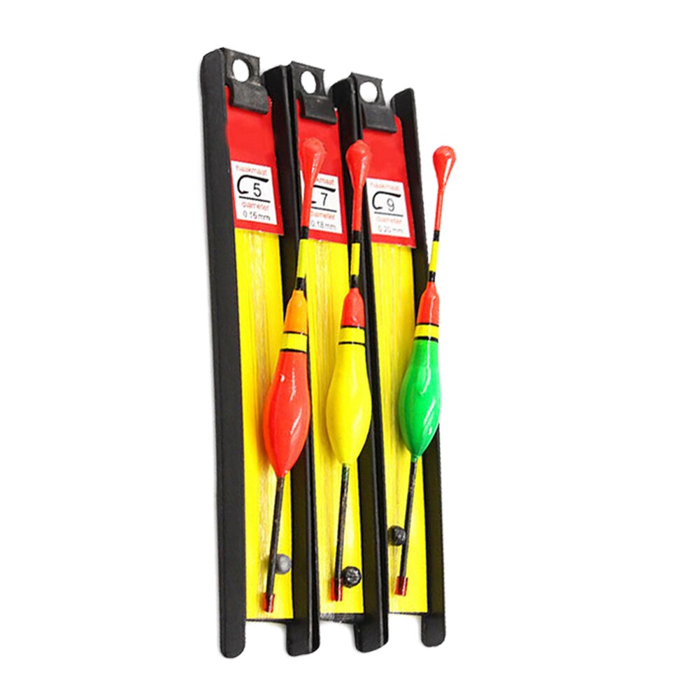 3pcs Fishing Bobber Line Kits Fishhook Foam Buoy Rock Fishing Floats Set Drift Vertical Buoy Fishing Accessories pesca tool