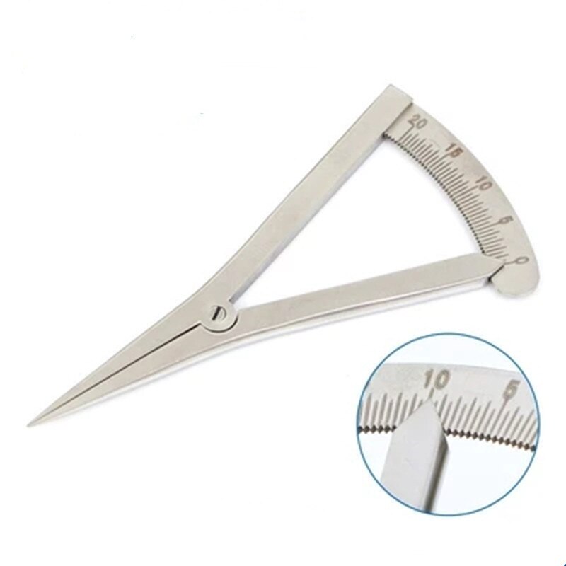 Mini distance gauge,leather edger spacing line drawing tool.leather craft tool: R1