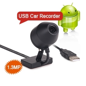 Erisin ES550 Universele 1.3MP USB DVR camera voor Android Auto DVD