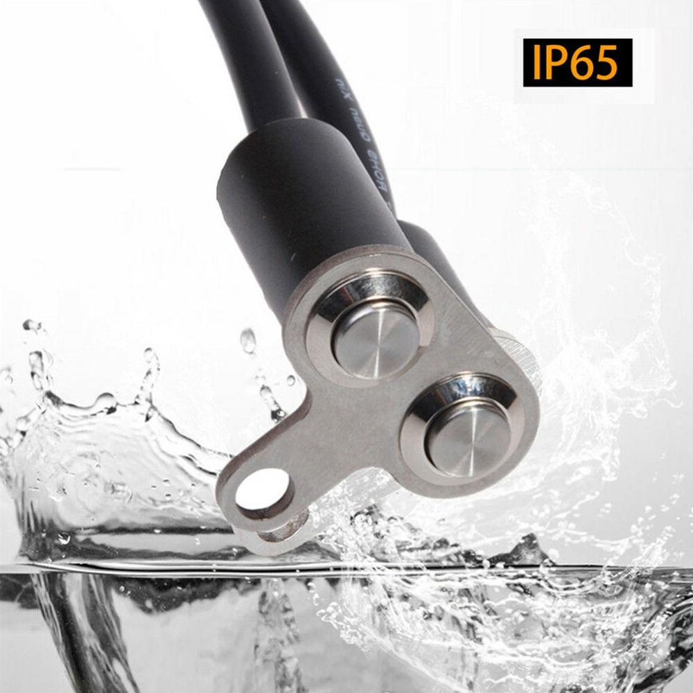 12V LED Handlebar Switch Motorcycle Single Switch Button Reset Manual Return Double Button ON-OFF Adjustable