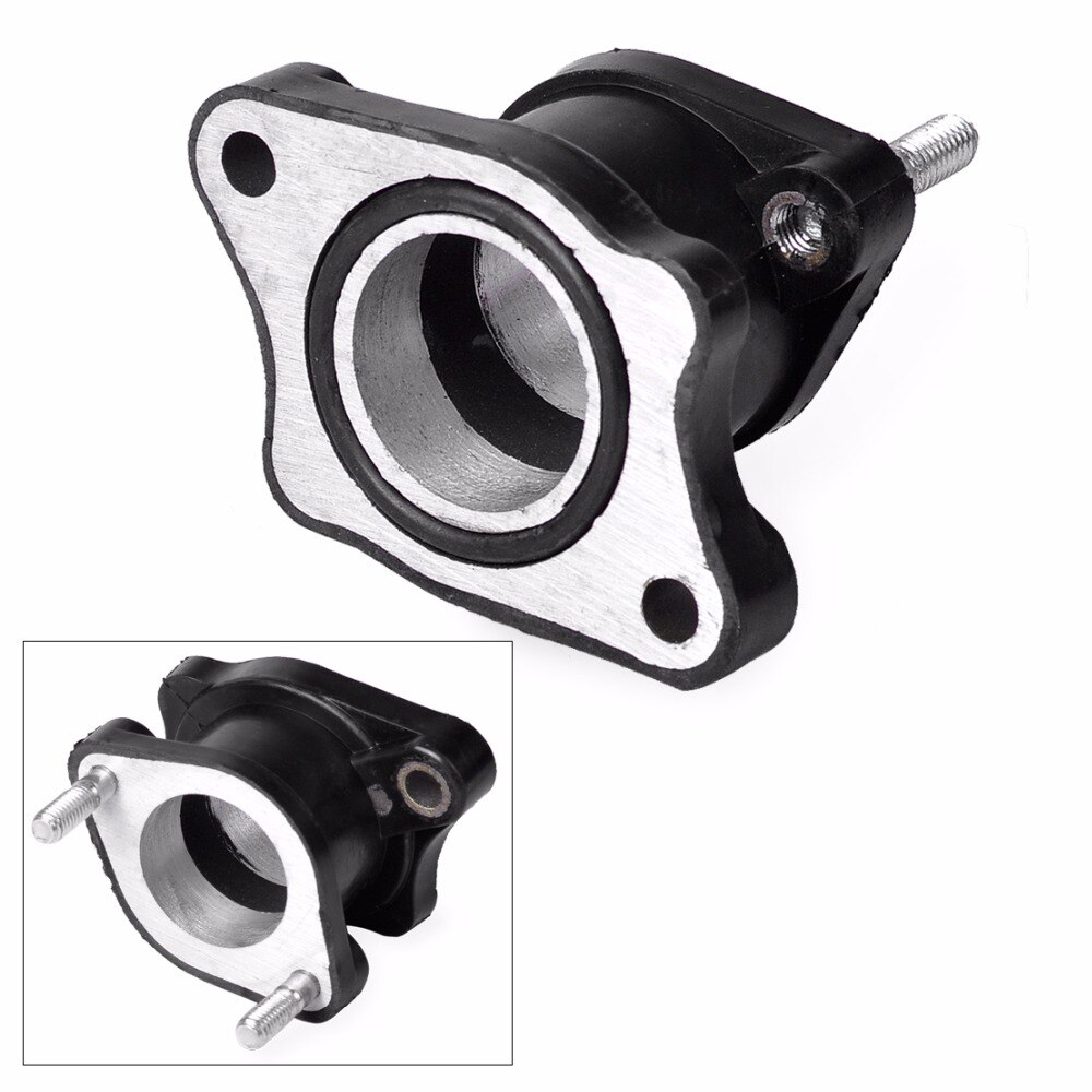 DWCX Motorcycle Carburetor Connector Curve Intake Manifold Pipe for CG 125cc 150cc 200cc Vertical Engine ATV Dirt Bike Go Kart