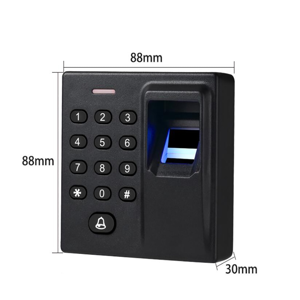 Mini Door open Fingerprint Access Control 1000 users Standalone Door Controller Keypad Finger and RFID Card Door Entry Lock D1-j