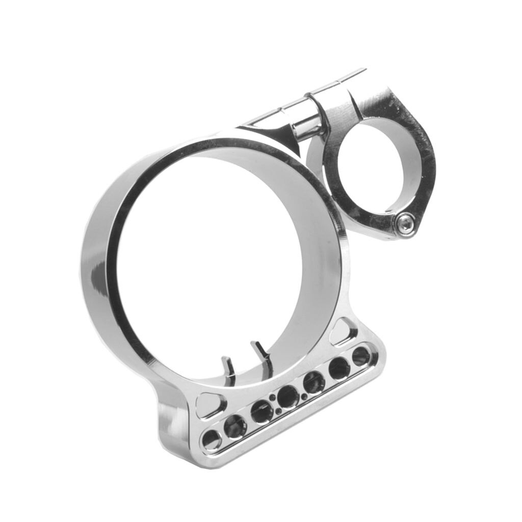 39Mm Cnc Speedo Relocation Beugel Voor Harley Xl 883 1200 Zilver