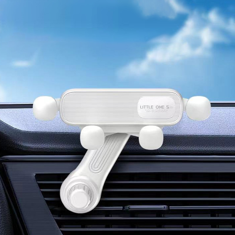360 ° Drehbarer Handyhalter, Autohalterung, rutschfest, GPS-Navigation, Autohalterung, Ständer, Unterstützung Ich bin Auto, universell für alle Telefone: Weiß