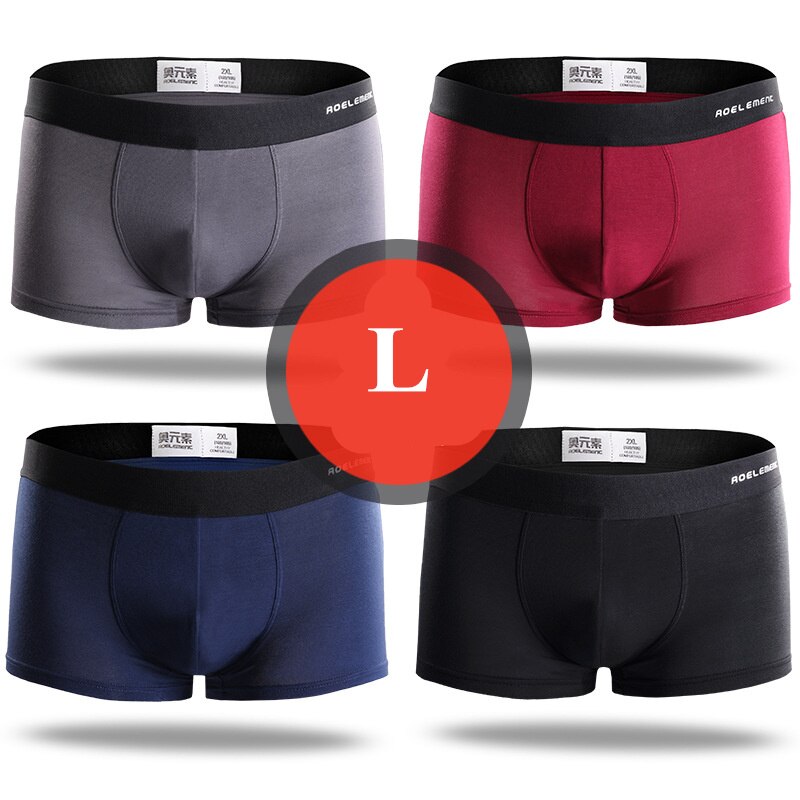 Xiaomi Mijia boxer mens underwear men Modal underpants male panties shorts underwear boxer shorts four seasons wearable 4pcs: 105-L