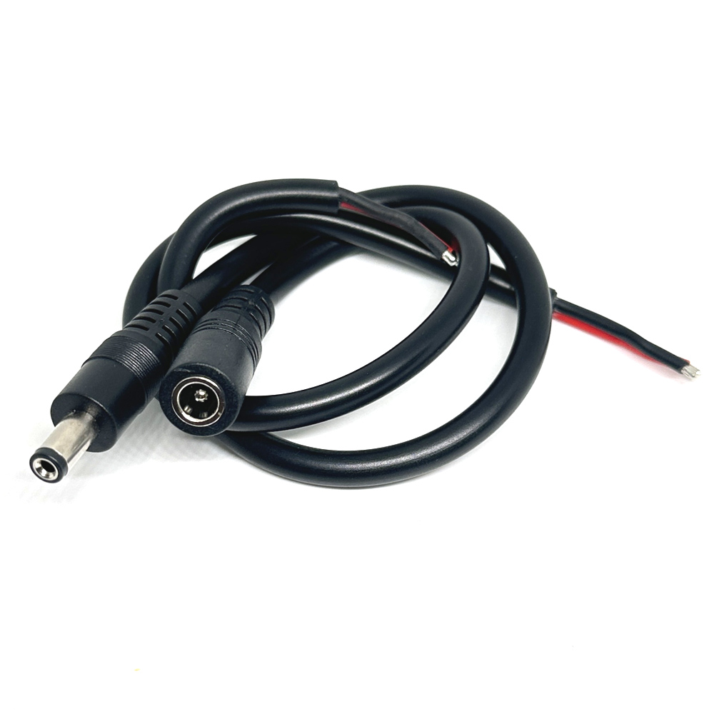 15a Mannelijke Of Vrouwelijke Connector Met Draad 5.5*2.1Mm 14awg Waterdichte Dc Draad Met Slot Enkele Kop Lijn Verlengkabel