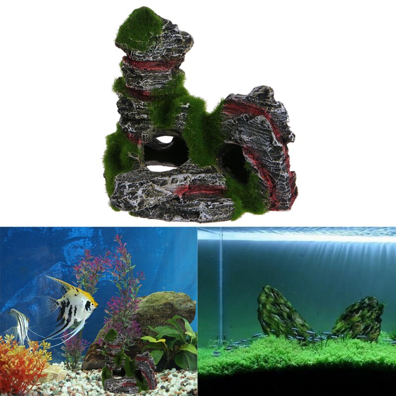 J&K Aquatics Medium Root and Plants Aquarium Fish Tank Hideaway Ornament Decor