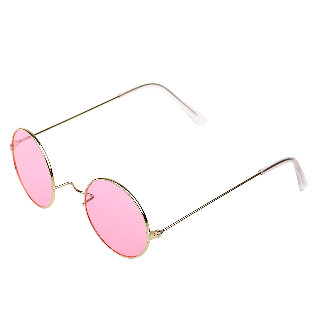 Hippy 60s 70s Headbands with Glasses Necklace Fancy Dress Costume Accessory for Men