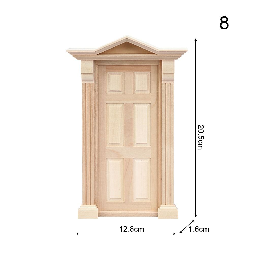8 Stile Puppenhaus möbel Miniatur puppen zubehör Puppenhaus fenster Glasplatte Holzrahmen Puppen möbel: Rosa