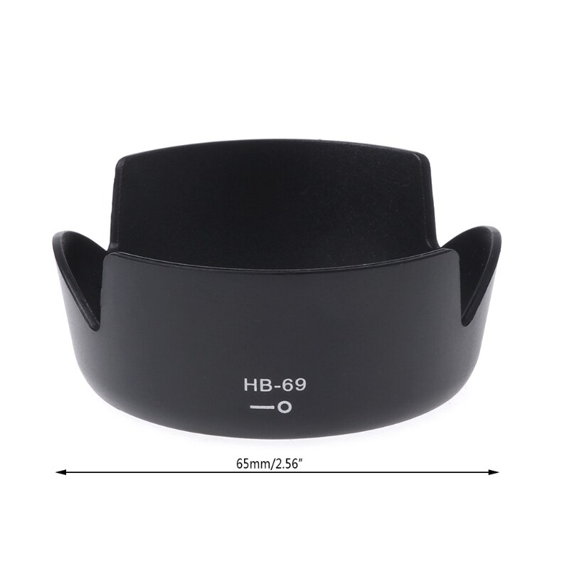 HB-69 Bayonet Mount Camera Lens Hood For D3200 D3300 D5200 D5300 DX18-55mm