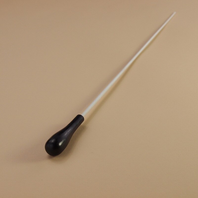 Bastón de ébano 5 # bastón de madera Conductor música mango de madera puntero de acero