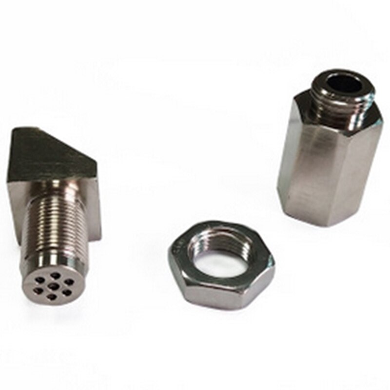 Universal Car 45° O2 Oxygen Sensor Mini Catalytic Converter Spacer Engine Light Check Bung