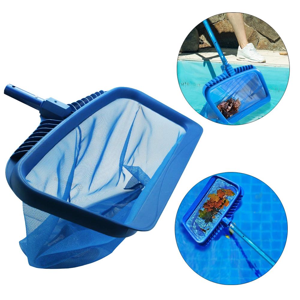 ! 50cm tålig plast sopblad kratta finmaskigt nätskimmer pool nät damm spa rengöringsverktyg set för