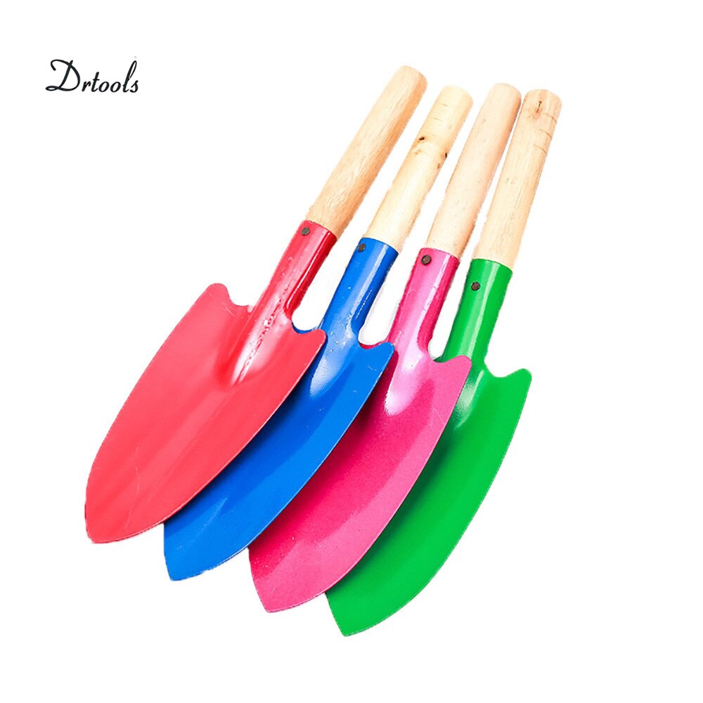 Drtool 1 Pc Multicolor Tuin Schop Planten Schop Tuin Houten Handvat Tuinieren Hand Tool Voor Wieden Losmaken Bodem Beluchten