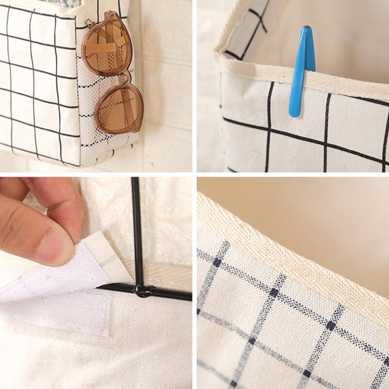 2Pcs Wall Hanging Storage Bag Large Capacity Wardrobe Durable Hanging Storage Bag