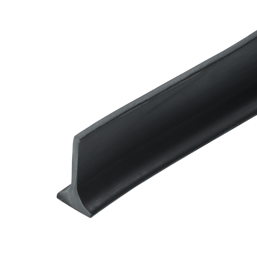 Silicone Flood Barrier Bathroom Accessories Door Bottom Sealing Strip Water Stopper Self-Adhesive Water Retaining Strip: Black / 100cm