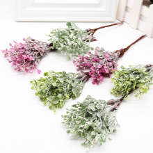 6 stk mini agern blad kunstige blomster plante til hjemmet krans gør det selv scrapbog bryllup juledekoration